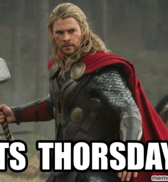 It's Thorsday